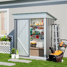 Load image into Gallery viewer, Outdoor Metal Storage Shed with Lockable Door