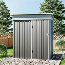 Load image into Gallery viewer, Outdoor Metal Storage Shed with Lockable Door