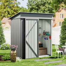 Load image into Gallery viewer, Outdoor Metal Storage Shed with Lockable Door