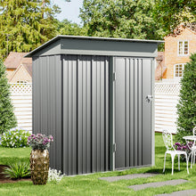 Load image into Gallery viewer, Outdoor Metal Storage Shed with Lockable Door
