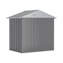 Load image into Gallery viewer, 6.5 x 6ft Metal Garden Storage Shed Outdoor Storage Tool House with Lockable Door Garden Sheds Living and Home