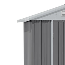 Load image into Gallery viewer, 6.5 x 6ft Metal Garden Storage Shed Outdoor Storage Tool House with Lockable Door Garden Sheds Living and Home