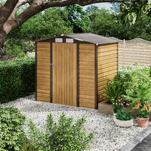 Load image into Gallery viewer, Outdoor Galvanized Steel Tawny Storage Shed