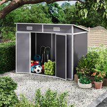 Load image into Gallery viewer, Outdoor Plastic Garden Storage Shed