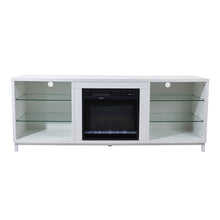 Load image into Gallery viewer, Freestanding TV Stand Entertainment Center with 18" Fireplace
