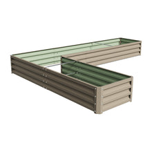 Load image into Gallery viewer, L-Shaped Galvanized Steel Raised Garden Bed