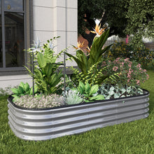 Load image into Gallery viewer, Galvanized Steel Raised Garden Bed