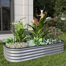 Load image into Gallery viewer, Galvanized Steel Raised Garden Bed