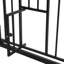 Load image into Gallery viewer, Pet Safety Gate Stair Pressure Fit with Lockable Cat Flap Pet Gates Living and Home