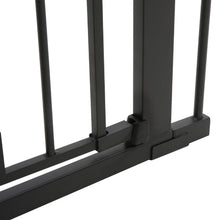 Load image into Gallery viewer, Pet Safety Gate Stair Pressure Fit with Lockable Cat Flap Pet Gates Living and Home