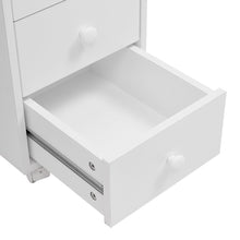 Load image into Gallery viewer, Professional Manicure Table Beauty Salon Nail Station with on Wheels 4 Drawers Dressing Tables Living and Home