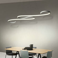 Load image into Gallery viewer, Modern LED Pendant in S Shape Pendant Living and Home W 108 x T 19 x H 120 cm Dimmable Warm Glow