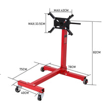 Load image into Gallery viewer, 1000lbs Steel Folding Engine Stand Engine Stands Living and Home