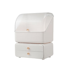 Load image into Gallery viewer, Dustproof Desktop Makeup Organizer with Drawers