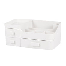 Load image into Gallery viewer, White Plastic Makeup Drawer Organizer