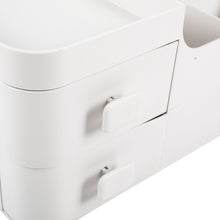 Load image into Gallery viewer, White Plastic Makeup Drawer Organizer