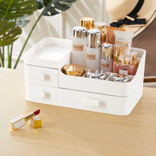 Load image into Gallery viewer, White Plastic Makeup Drawer Organizer