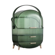 Load image into Gallery viewer, Tabletop Dustproof Makeup Storage Organiser with 2 Drawers