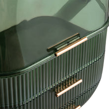 Load image into Gallery viewer, Tabletop Dustproof Makeup Storage Organiser with 2 Drawers