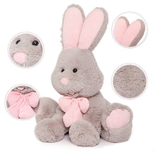 Load image into Gallery viewer, Large-Ear Plush Rabbit Stuffed Doll