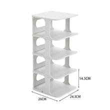 Load image into Gallery viewer, 4-Tier Stackable Shoes Rack