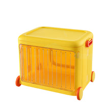 Load image into Gallery viewer, Foldable Kids Toy Storage Box Trolley With Lid and Wheels