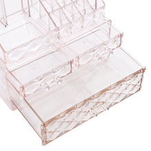 Load image into Gallery viewer, Plastic Tiered Makeup Organizer with Drawers