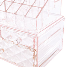Load image into Gallery viewer, Plastic Tiered Makeup Organizer with Drawers
