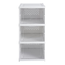 Load image into Gallery viewer, Livingandhome 3 Tier Foldable Shoe Storage Box Unit
