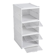 Load image into Gallery viewer, Livingandhome 3 Tier Foldable Shoe Storage Box Unit