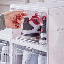 Load image into Gallery viewer, Livingandhome 3 Tier Foldable Shoe Storage Box Unit