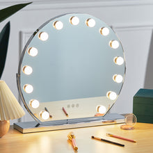 Load image into Gallery viewer, Makeup Mirror with LED Lights and 3 Colour Modes