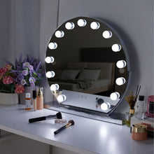 Load image into Gallery viewer, Makeup Mirror with LED Lights and 3 Colour Modes