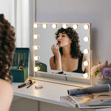 Load image into Gallery viewer, Makeup Mirror with LED Lights and 3 Colour Modes