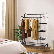 Load image into Gallery viewer, Chic Black Freestanding Multifunctional Coat Rack with Cat-Ear Design Living and Home