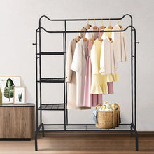 Load image into Gallery viewer, Chic Black Freestanding Multifunctional Coat Rack with Cat-Ear Design Living and Home