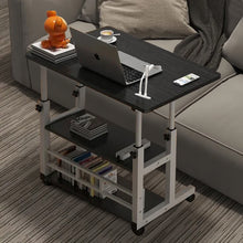 Load image into Gallery viewer, Height Adjustable Mobile Overbed Table with Wheels