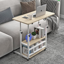 Load image into Gallery viewer, Height Adjustable Mobile Table Overbed Desk with Wheels