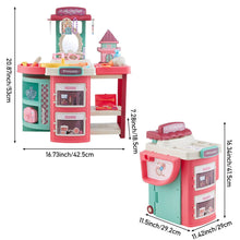 Load image into Gallery viewer, Fun Bucket-Shaped Toy Storage Vanity Table Living and Home