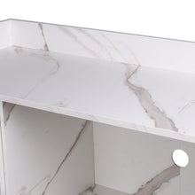 Load image into Gallery viewer, 90cm W Contemporary White/Grey Home Sideboard Cabinet with Storage Indoor Cabinets Living and Home