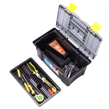 Load image into Gallery viewer, Tool Storage Box Organizer Lockable Case Removable Tray Living and Home