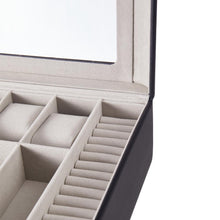 Load image into Gallery viewer, Stylish Jewellery Storage Box with Watch Slots