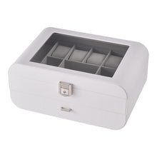 Load image into Gallery viewer, Stylish Jewellery Storage Box with Watch Slots