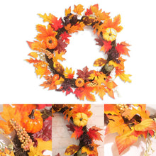 Load image into Gallery viewer, Fall Wreath for Front Door Halloween Thanksgiving Decoration Living and Home
