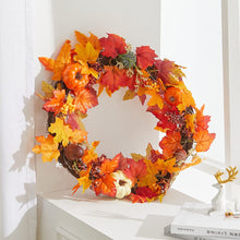 Load image into Gallery viewer, Fall Wreath for Front Door Halloween Thanksgiving Decoration Living and Home