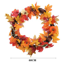 Load image into Gallery viewer, Fall Wreath for Front Door Halloween Thanksgiving Decoration Living and Home