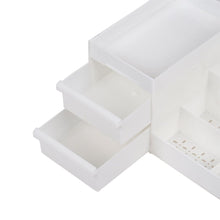 Load image into Gallery viewer, 25.2cm W White Multi-Purpose Makeup Storage Box Drawers Organizer Makeup Organizers Living and Home
