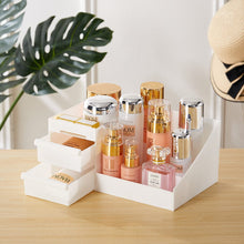 Load image into Gallery viewer, 25.2cm W White Multi-Purpose Makeup Storage Box Drawers Organizer Makeup Organizers Living and Home