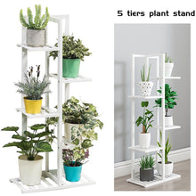 Load image into Gallery viewer, Rustic Wooden Multi-Tiered Potted Plant Stand, SP2113
