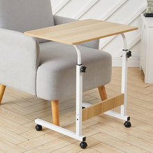 Load image into Gallery viewer, Minimalist Movable Laptop Desk in Maple Wood Finish Living and Home